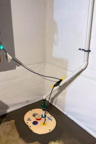 Cedar Falls Basement Waterproofing - After Photo