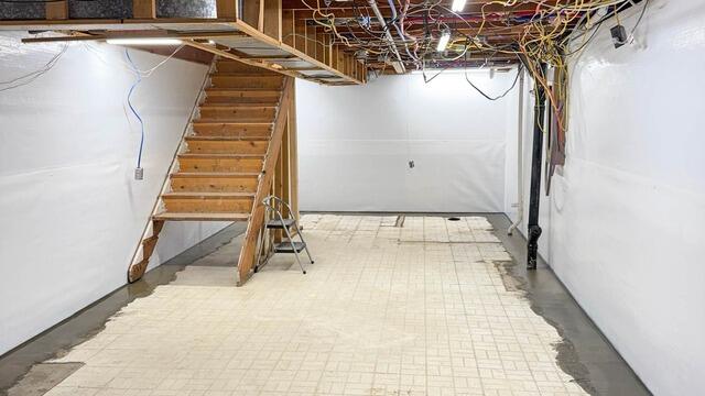 Kewanee, IL Basement Waterproofing - After Photo