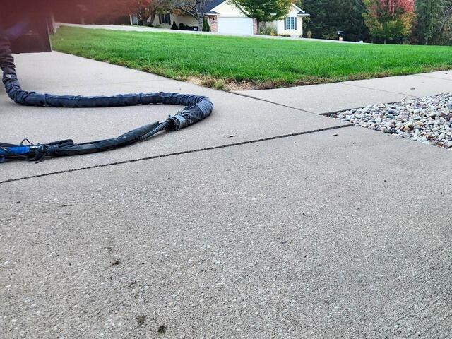 Driveway Repair in Blue Grass, IA - Before Photo