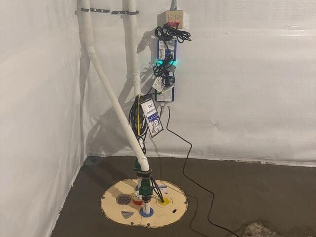 Manchester, IA Basement Waterproofing - After Photo