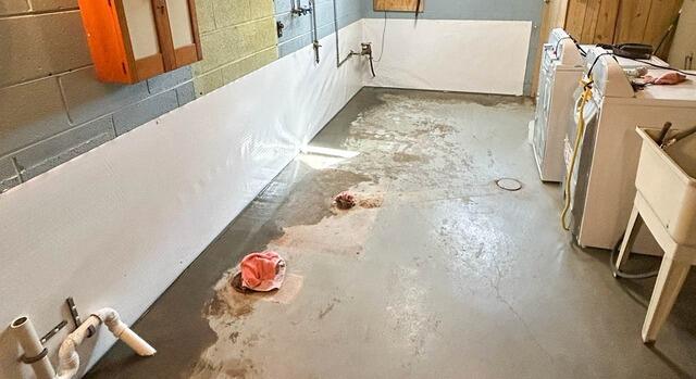 Dubuque, IA Basement Waterproofing - After Photo