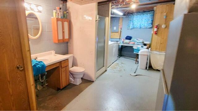 Dubuque, IA Basement Waterproofing - Before Photo