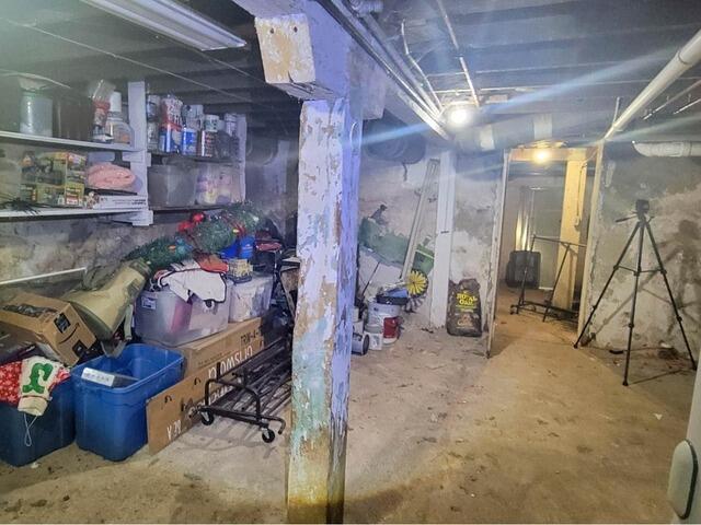 Floor Stabilization in Wilton, IA - Before Photo