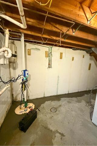 Faibank, IA Basement Waterproofing - After Photo