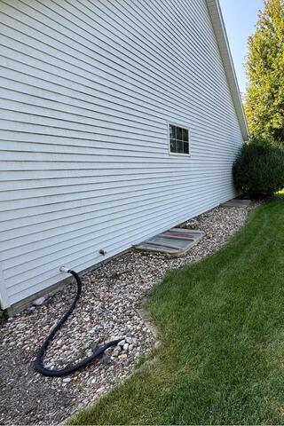 Davenport, IA Egress Window Installation - Before Photo