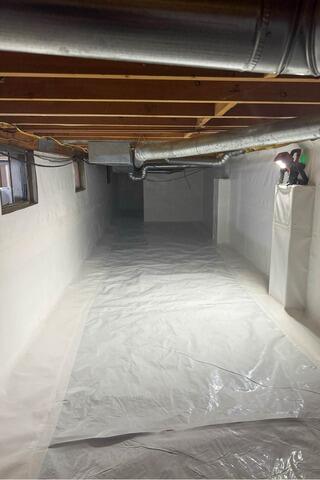 Radon Mitigation in Iowa City, IA - After Photo