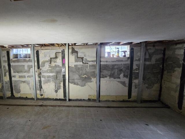 Sheridan, IL Bowing Wall Repair - After Photo