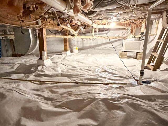 Crawl Space Encapsulation in Chana, IL - After Photo
