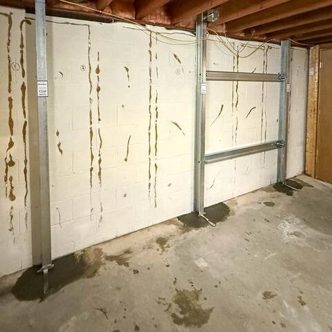 Foundation Wall Stabilization in Peoria, IL - After Photo