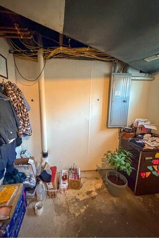 Wall Stabilization in Geneseo, IL - Before Photo