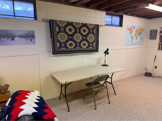 Bowing Wall Repair in Cedar Rapids, IA - Before Photo