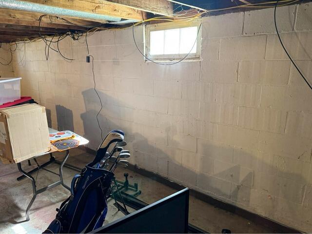 Cedar Rapids, IA Basement Waterproofing - Before Photo