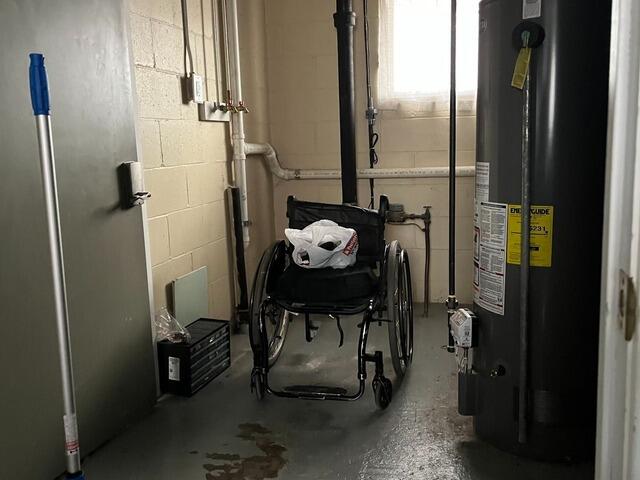 Basement Waterproofing in Bettendorf, IA - Before Photo