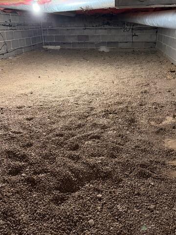 Basement Waterproofing in Peoria, IL - Before Photo