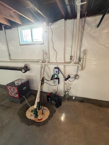 Basement Waterproofing in Galesburg, IL - After Photo