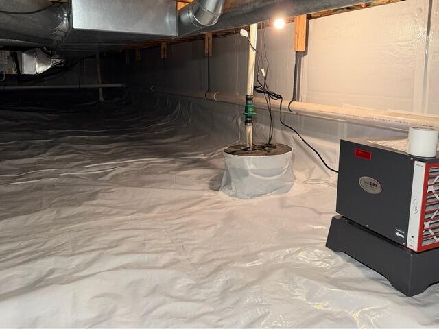 Basement Waterproofing in Alexis, IL - After Photo