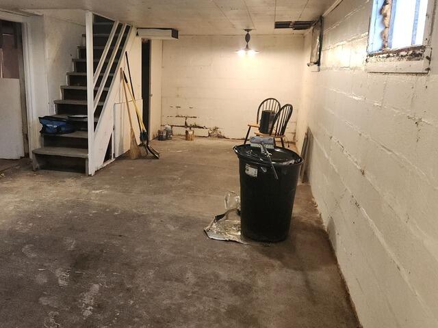 Basement Waterproofing in Peoria, IL - Before Photo