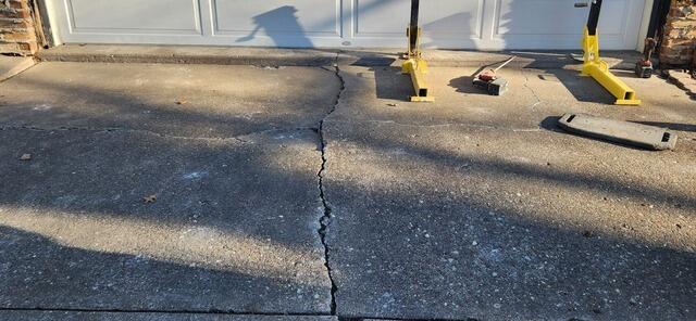 Concrete Repair in Davenport, IA - Before Photo