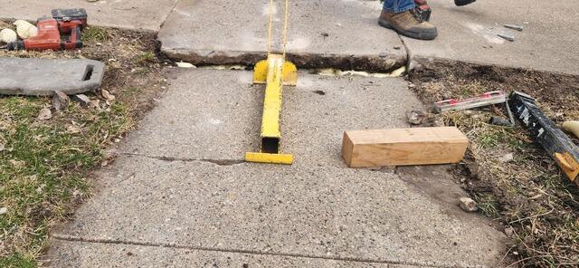 Concrete Repair in Waverly, IA - Before Photo