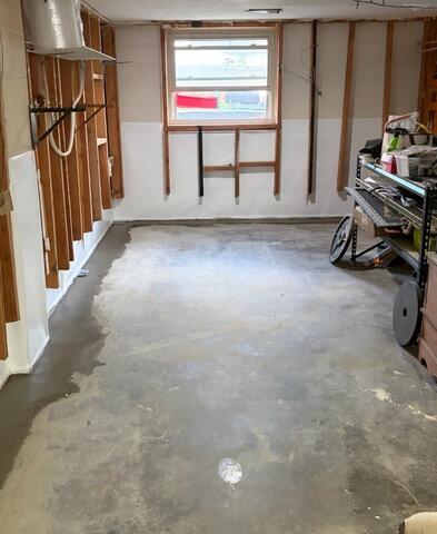 Basement Waterproofing in Silvis, IL - After Photo