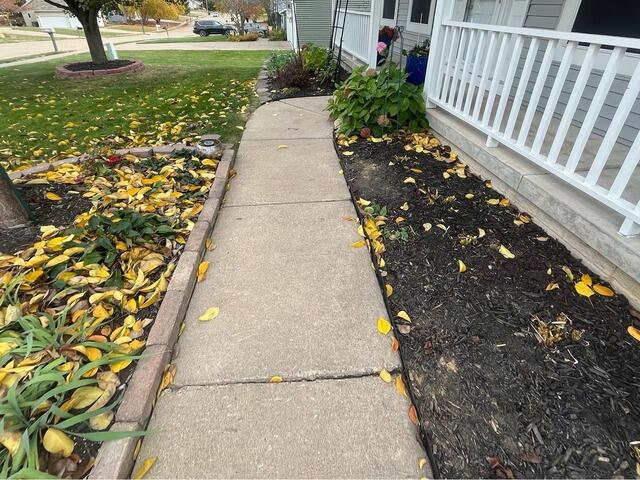 Concrete Repair in Davenport, IA - Before Photo