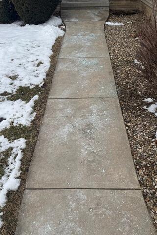 Concrete Repair in Cedar Rapids, IA - Before Photo