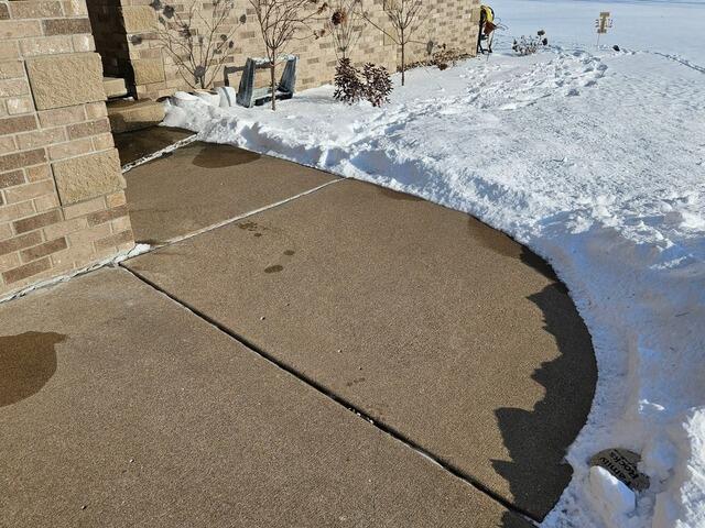 Concrete Repair in Muscatine, IA - Before Photo