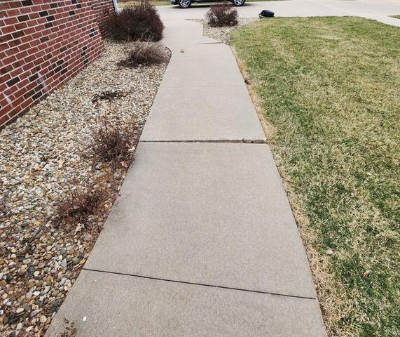 Concrete Repair in Cedar Rapids, IA - Before Photo
