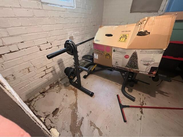 Basement Waterproofing in Oneida, IL - Before Photo
