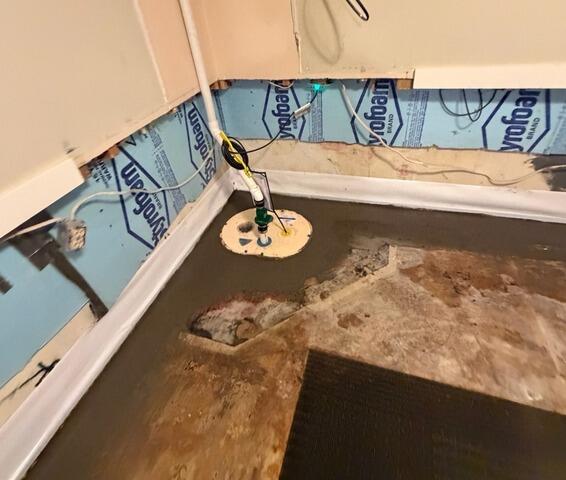 SuperSump & WaterGuard Installation in Dubuque, IA - After Photo