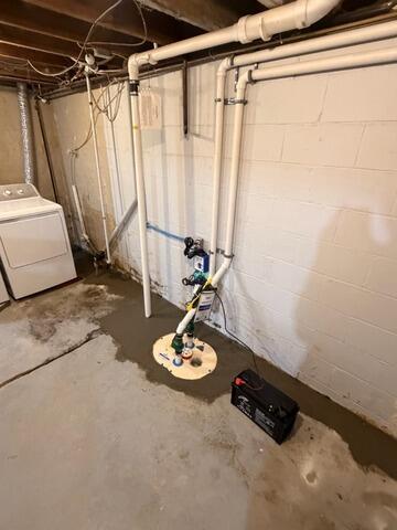 Sterling Basement Transformation: High, Dry, and Ready for Storage - After Photo