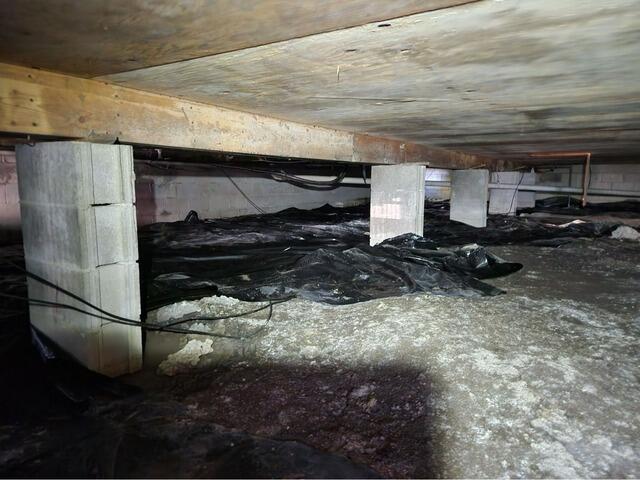 From Damp to Dry: CleanSpace Success in Wataga, IL - Before Photo