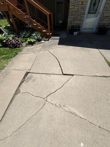 Ryan, Ricky, and Jaylen vs. The Tripping Hazard in Le Claire, IA - Before Photo