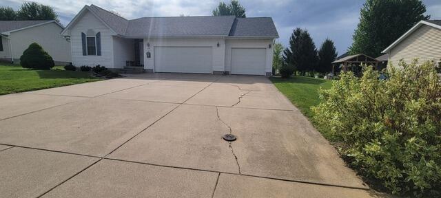 No More Driveway Drama in De Witt, IA - Before Photo