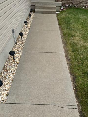 Waverly Concrete Stabilization: A PolyLevel® Success by Daniel Kelchen and Ricky Sigala's Crew - Before Photo