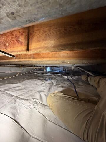 Crawl Space Encapsulation and Dehumidification in East Moline, IL - After Photo
