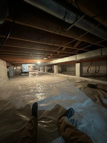Iowa City Crawl Space Encapsulation & Humidity Control - After Photo