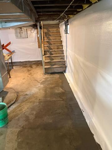 Basement Waterproofing & Wall Encapsulation in Dubuque, IA - After Photo