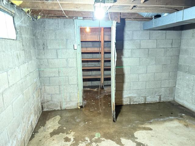 Basement Waterproofing & Wall Encapsulation in Dubuque, IA - Before Photo