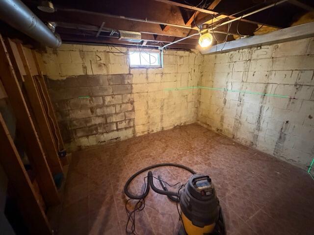 Sub-Floor Waterproofing & Sump Pump Installation in Davenport, IA