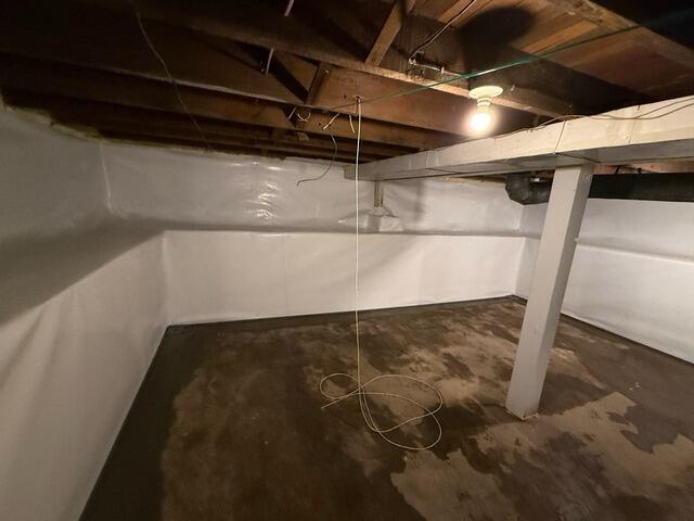 Crawlspace Encapsulation in Welton, IA - After Photo