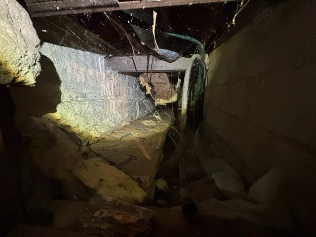 Crawlspace Encapsulation in Welton, IA - Before Photo
