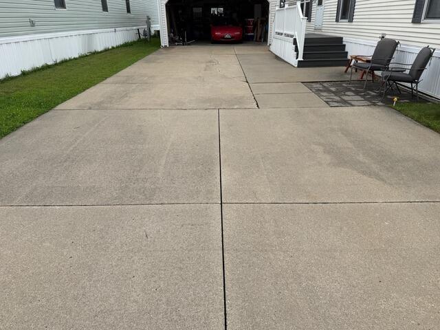 Driveway Lift in Marion, IA - Before Photo