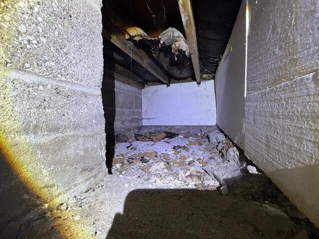 Full CrawlSpace Encapsulation in Davenport, IA - Before Photo