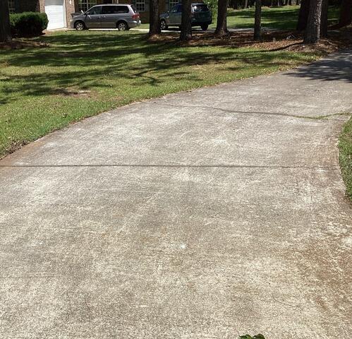 Successful Concrete Driveway Repair in Statesboro, GA - After Photo