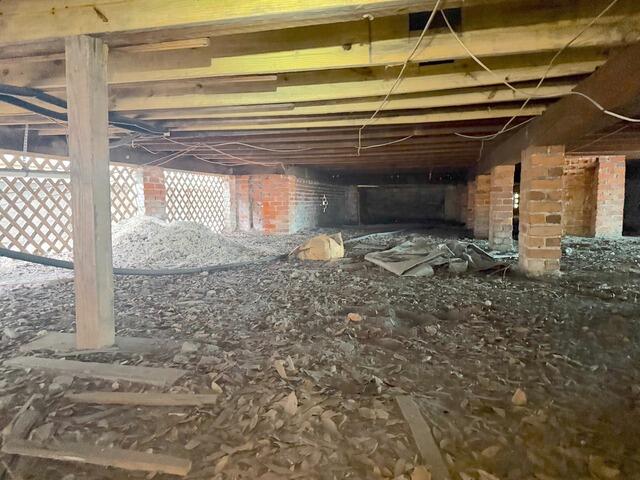 Water Pooling Problem Solved in Savannah, GA - Before Photo