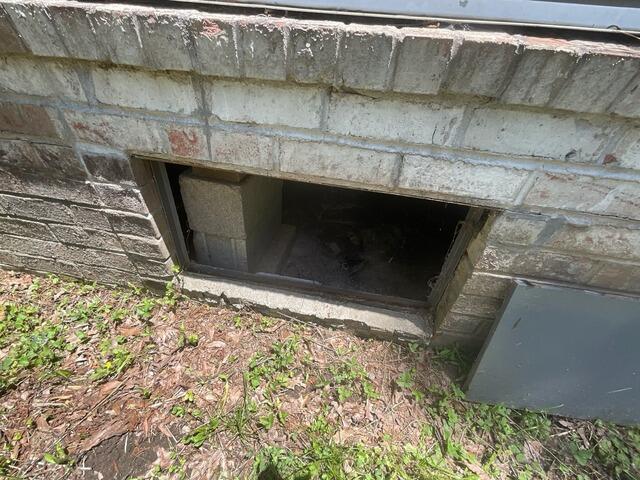 Installing Waterproof Crawl Space Door in Summerville, SC - Before Photo