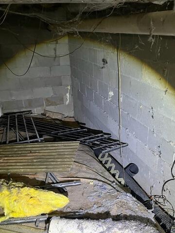 Perimeter Drainage Upgrade in Centerville, GA - Before Photo