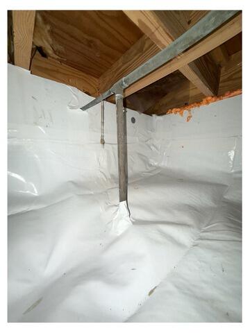 Crawl Space Moisture Barrier Installation in Brooklet, GA - After Photo