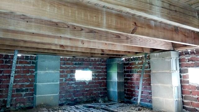 Stabilizing a Sinking Floor with the SmartJack Support System in Charleston, SC - Before Photo